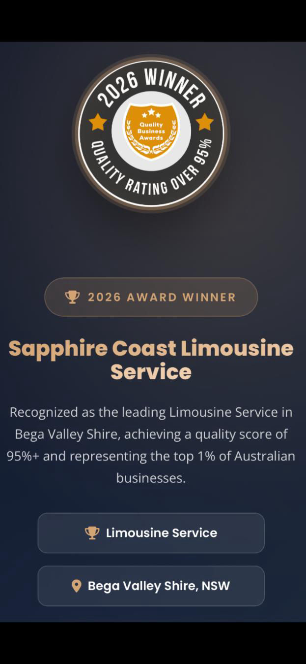 2026 Bega Valley Shire Business Award Winner